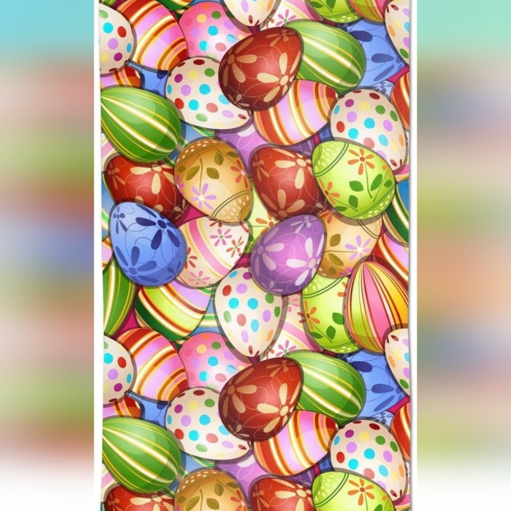 24. Easter egg hand towel